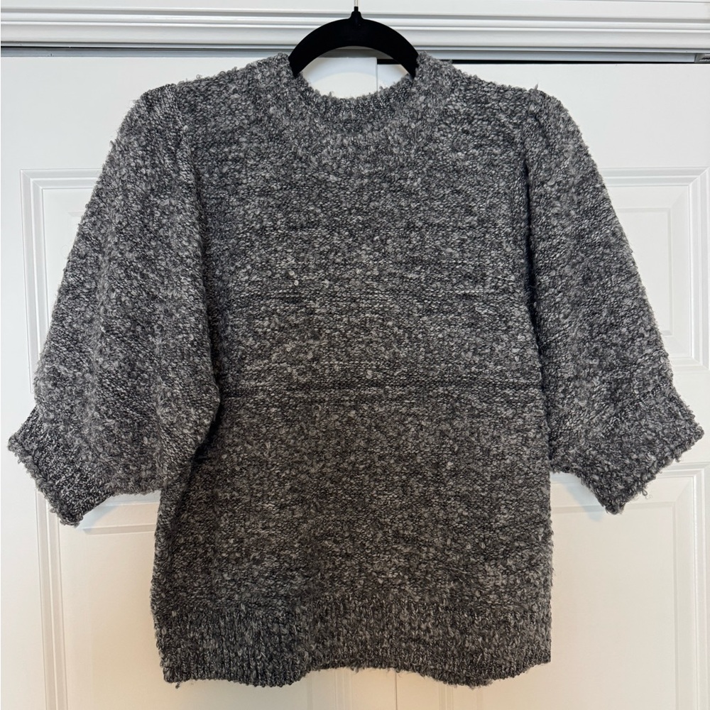 Treasure & Bond Charcoal Marled Knit Sweater BRAND NEW